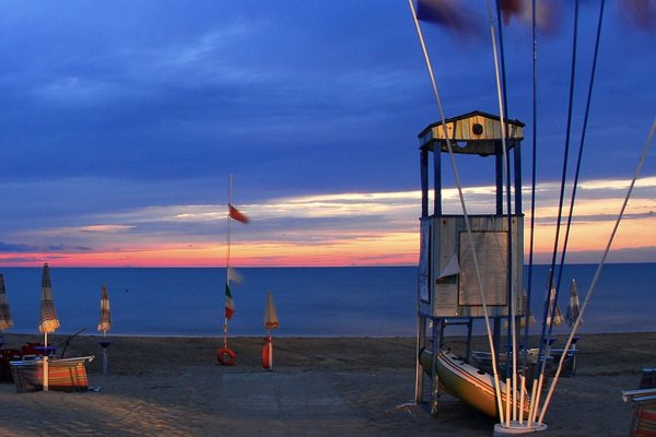 Spiaggia per le vacanze nel Gargano